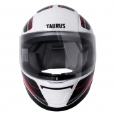 Capacete Moto Taurus San Marino Th7 Trama Modelo Novo Masculino Feminino C/ Selo Inmetro - Branco