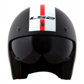Capacete Aberto Ls2 Of599 Spitfire Inky Custom Vintage Retro Harley C/ Óculos Masculino Feminino