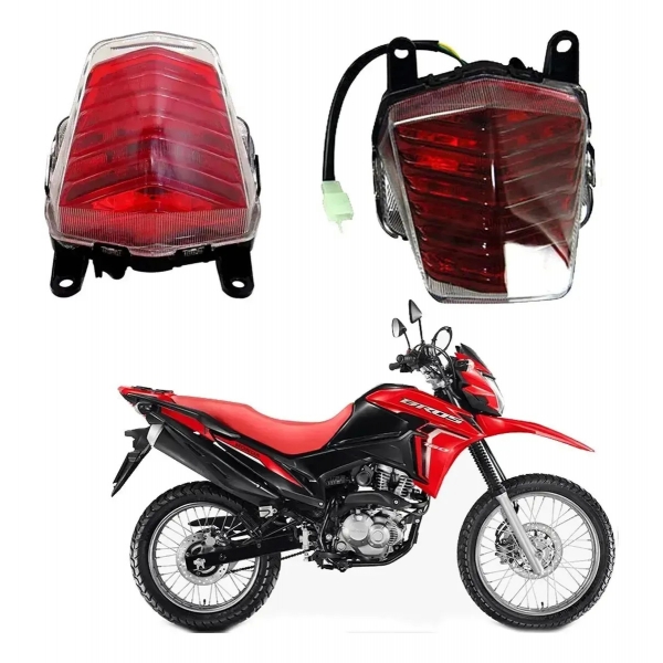 Lanterna Freio Traseira Moto Nxr Bros 160 2016 2017 2018 2019 2020 2021 2022 2023 Original Honda