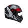 Capacete Moto Fechado Peels Spike Ls 1St 2 Preto Brilho Vermelho Masculino Feminino C/ Selo Inmetro