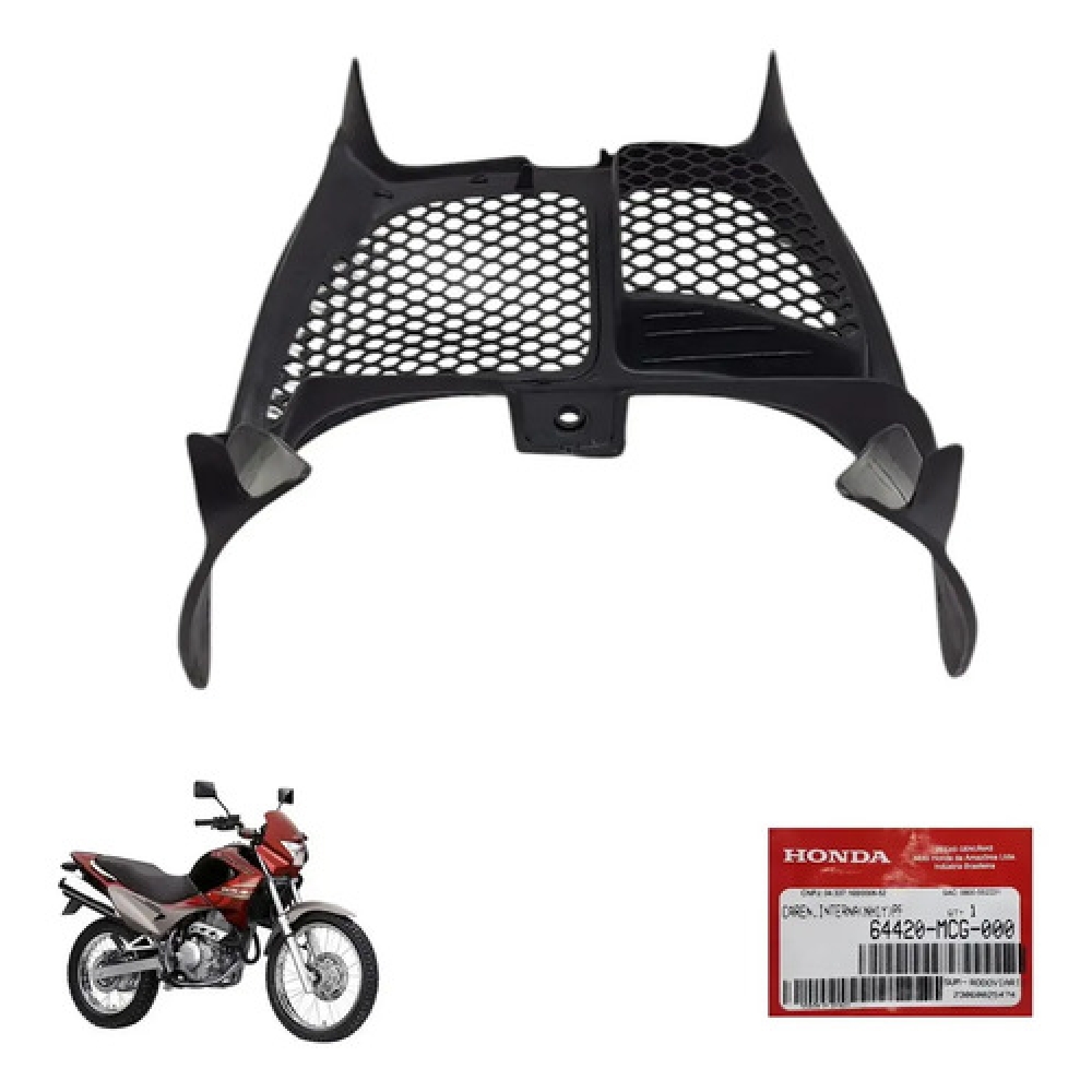 Grade Interna Carenagem Do Tanque Moto Nx 400 Falcon 1998 até 2008 Original Honda 64420-MCG-000