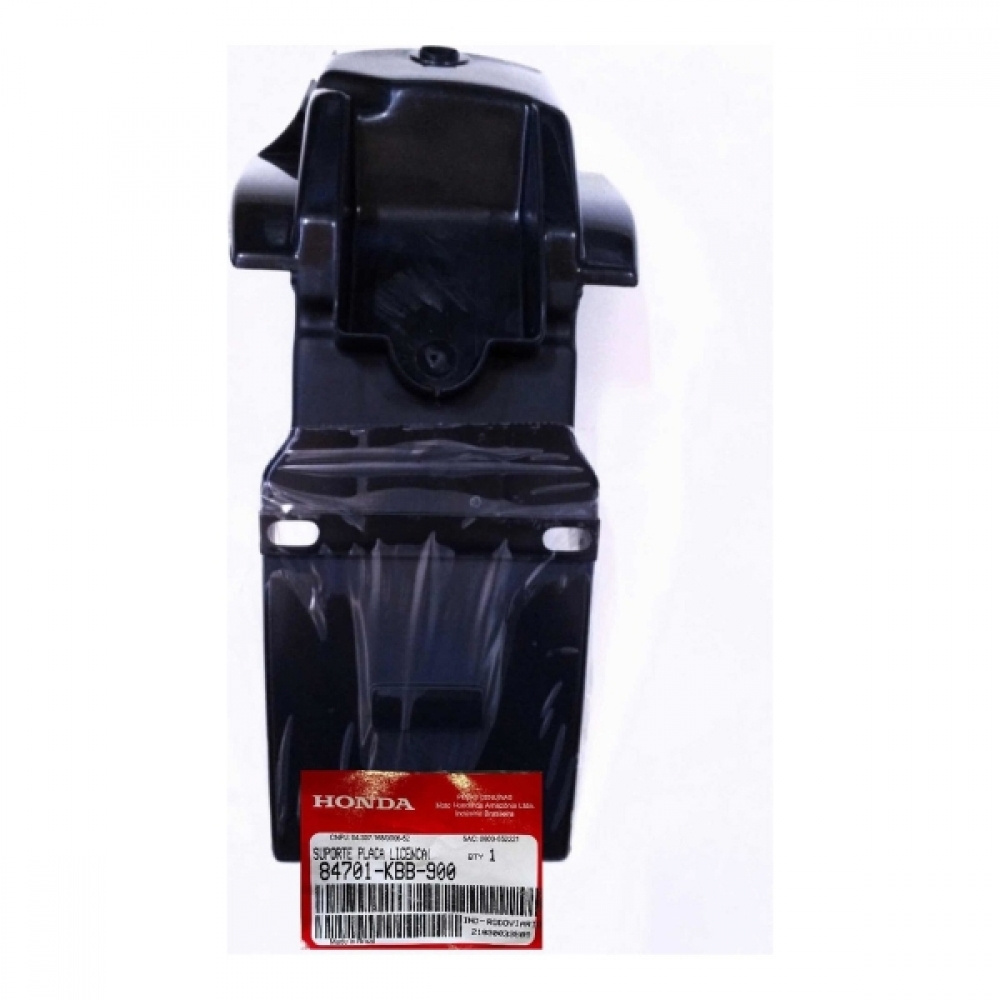 Paralama Suporte Placa Traseiro Moto Xr 200 Nx 150 Nx 200 Xrl 125 Original Honda 84701kbb900