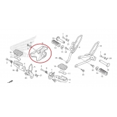 Protetor Calcanhar Chassi Direito Moto Xre 300 2009 até 2022 Original Honda 50641-KWT-900