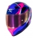 Capacete Moto Feminino Norisk Flow Pulse Azul Rosa Esportivo C/ Spoiler + Viseira Extra