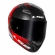 Capacete Moto LS2 FF810 Vigo Shift Jeans Preto Titanium Vermelho C/ Spoiler Masculino Feminino Lançamento
