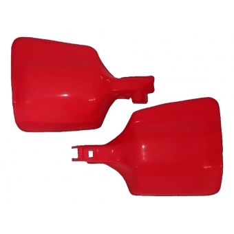 Protetor Guidão Mão Manete Vermelho Moto Xr 200 Vermelha 2001 2002 Mod Original