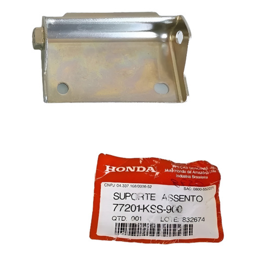 Dobradiça Suporte Banco Moto Biz 100 Biz 125 Original Honda