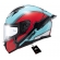 Capacete Moto Gp Esportivo Texx Raptor Hornet C/ Spoiler + Viseira Extra Masculino Feminino - Vermelho / Azul