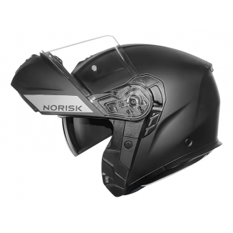 Capacete Moto Robocop Escamoteável Norisk Vortex Preto Fosco Articulado C/ Óculos Masculino Feminino