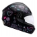 Capacete Moto Infantil Criança Fly Young Live Azul Preto Vermelho C/ Selo Inmetro Masculino Feminino - Preto