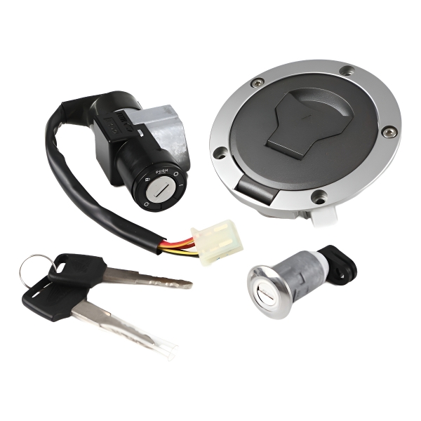 Jogo Conjunto Chave Contato Miolo Cb 300 F Twister 2023 2024 2025 2026 Kit C/ Tampa Tanque Travas