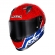 Capacete Moto LS2 FF358 Pro Classsic Tiempo Azul Vermelho C/ Spoiler Masculino Feminino Lançamento