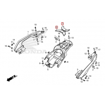 Par De Borracha Do Bagageiro Moto Xre190 Nxr Bros 160 2025 2026 Original Honda