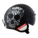 Capacete Aberto Ls2 Of599 Spitfire Inky Custom Vintage Retro Harley C/ Óculos Masculino Feminino