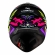 Capacete Moto Norisk Razor Circus Preto Rosa Fechado Masculino Feminino Esportivo