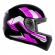 Capacete Moto Feminino Fly F-9 F9 Match Preto Roxo C/ Selo Inmetro Lançamento