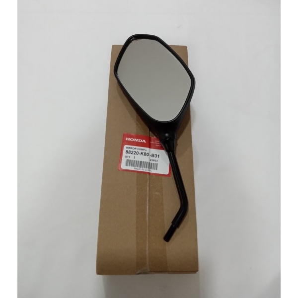 Espelho Retrovisor Lado Esquerdo Moto Elite 125 2019 2020 2021 2022 2023 2024 Original Honda