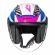 Capacete Moto Aberto LS2 OF616 S Airflow 2 Draze Branco Azul Rosa Pink Feminino Masculino