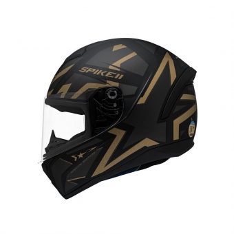 Capacete Moto Peels Spike Ls 1St 2 Preto Dourado Lançamento Masculino Feminino C/ Selo Inmetro