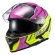 Capacete Moto Feminino Texx Kaiman Teaser Rosa Preto C/ Óculos Sol Interno E Narigueira Lançamento