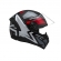 Capacete Moto Fechado Peels Spike Ls 1St 2 Preto Brilho Vermelho Masculino Feminino C/ Selo Inmetro