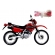 Protetor Guidão Mão Manete Vermelho Moto Xr 200 Vermelha 2001 2002 Mod Original