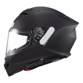 Capacete Moto Texx Kaiman Solid Fosco C/ Óculos Sol Interno E Narigueira Lançamento - Preto Fosco