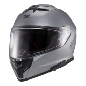 Capacete Moto Texx Kaiman Solid Fosco C/ Óculos Sol Interno E Narigueira Lançamento - Cinza Fosco