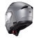 Capacete Moto Articulado Robocop Texx Kratos Classic Solid Escamoteável C/ Óculos - Cinza Fosco