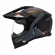 Capacete Moto Big Trail Bieffe B-Trail Delux Cross Preto Cinza Dark Fosco C/ Óculos Sol
