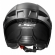 Capacete Moto Aberto Ls2 Of616 S Airflow II Black Preto Fosco C/ Aerofólio Masculino Feminino