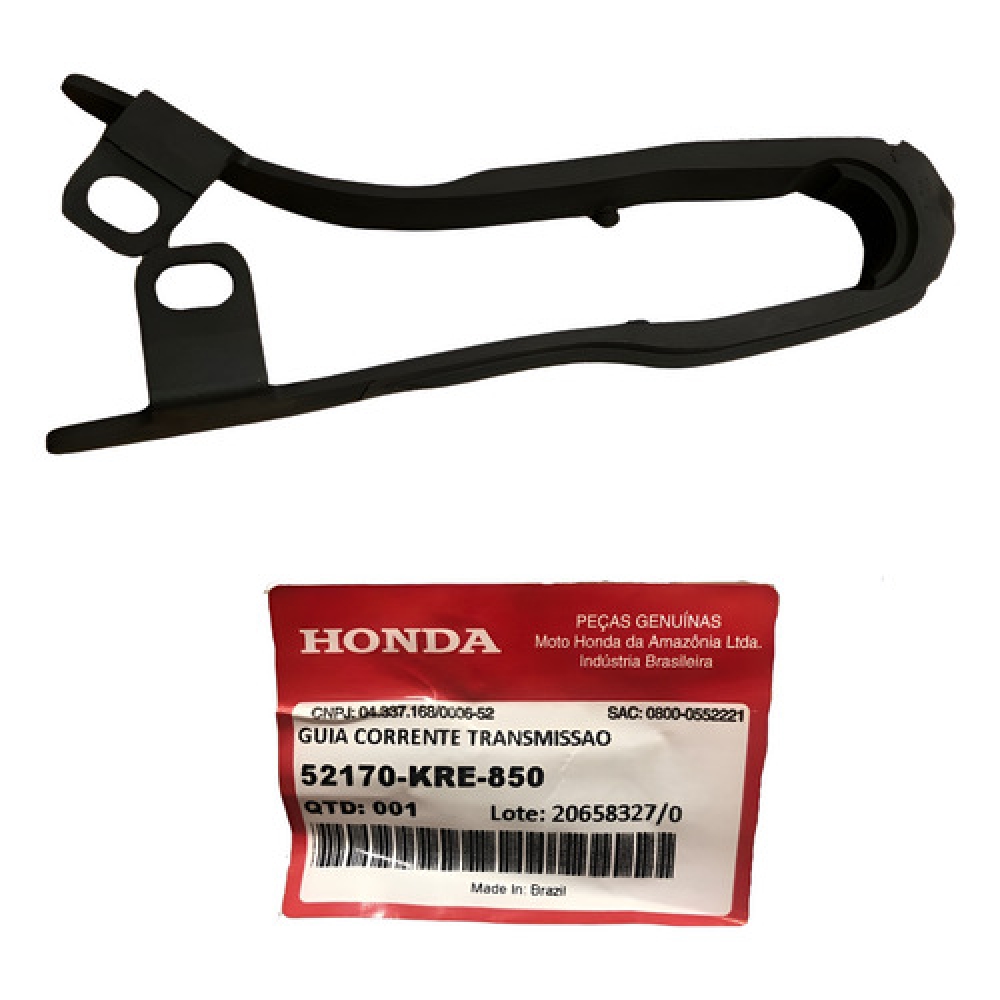 Saboneteira Guia Deslizador Corrente Moto Nxr Bros 125 150 160 Xre 190 Até 2024 Original Honda
