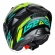 Capacete Moto Aberto Ls2 Of616 S Airflow II Draze Preto Amarelo C/ Spoiler Masculino Feminino