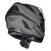 Capacete Moto Robocop Norisk Avenger Articulado 180 Graus C/ Óculos Interno Lançamento - Nardo Cinza