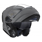Capacete Moto Robocop Articulado Norisk Force 2 Nardo Grey Escamoteável C/ Óculos E Selo Inmetro