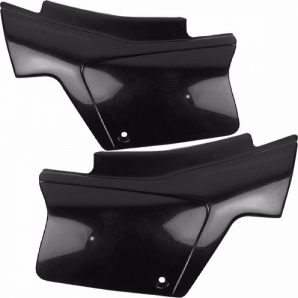 Par De Carenagem Tampa Lateral Moto Honda Xl 250 Xlx 250 Xl 250r Preta Modelo Original