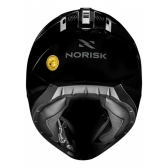 Capacete Norisk Razor Black Edition Preto Brilho C/ Aerofólio + Viseira Fumê Masculino Feminino
