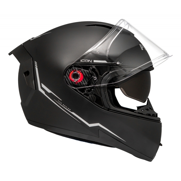 Capacete Moto Peels Icon Solid Classic Preto Esportivo C/ Óculos Interno C/ Selo Inmetro LANÇAMENTO