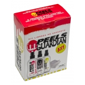 Kit Limpeza Para Capacetes Viseira C/ Anti Odor - Peels Guardian 3x1