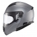 Capacete Moto Articulado Robocop Texx Kratos Classic Solid Escamoteável C/ Óculos - Cinza Fosco