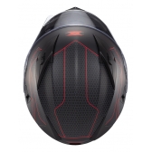 Capacete Moto Esportivo Texx Strike Ls Panther 2 Masculino Feminino Promoção Lançamento - Preto Fosco Vermelho