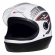 Capacete Moto Taurus San Marino Formula 1R Grafic Branco Preto Viseira 2mm Masculino Feminino - Branco