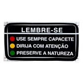 Adesivo Advertência Precaução Tanque Cb500 Cbx750 Cbr450 Nx 150 200 Xr200 Xlx250 350 Original Honda