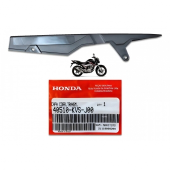 Capa Protetor Porta Corrente Moto Titan 160 2016 2017 2018 2019 2020 2021 2022 2023 Original Honda