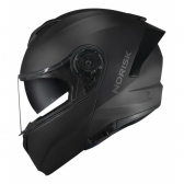 Capacete Moto Robocop Escamoteável Norisk Force 2 Preto Fosco Articulado C/ Óculos E Selo Inmetro