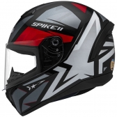 Capacete Moto Fechado Peels Spike Ls 1St 2 Preto Brilho Vermelho Masculino Feminino C/ Selo Inmetro