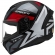 Capacete Moto Fechado Peels Spike Ls 1St 2 Preto Brilho Vermelho Masculino Feminino C/ Selo Inmetro