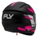 Capacete Moto Feminino Fechado Fly F-9 F9 Aero Preto Rosa C/ Selo Inmetro Lançamento