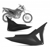 Par Carenagem Tampa Lateral Moto Nxr Bros 160 Mod Original Preta