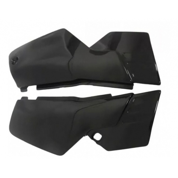 Carenagem Tampa Lateral Moto Yamaha Dt 180 DTN 180 Dtz 180 Preta Modelo Original S/ Adesivo